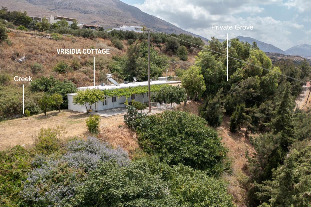 Vrisidia Cottage - Nature, Seaview & Relax Plakias Bagian luar foto