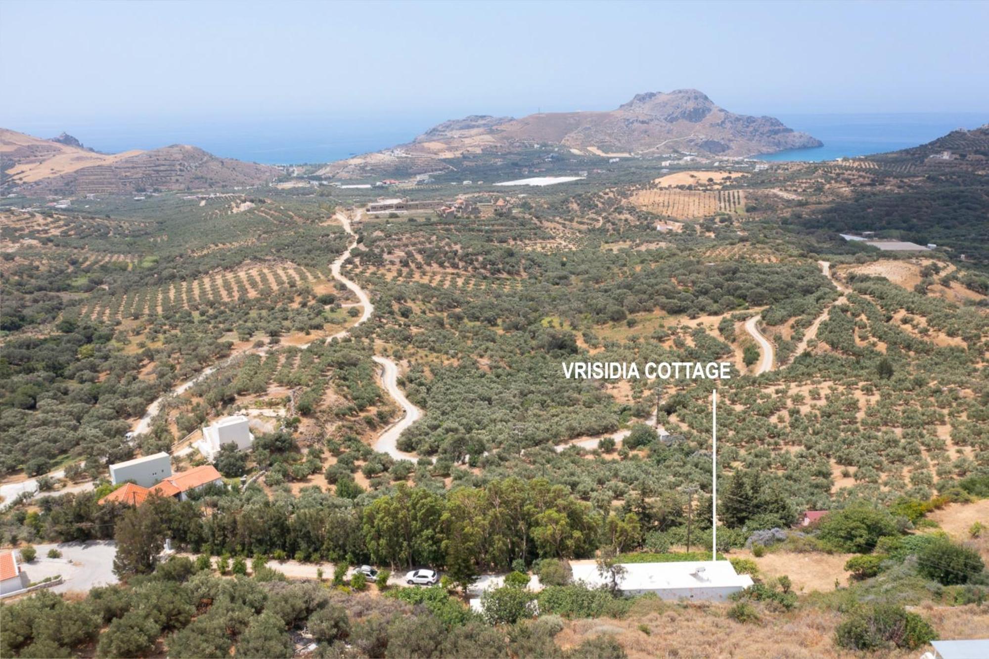Vrisidia Cottage - Nature, Seaview & Relax Plakias Bagian luar foto