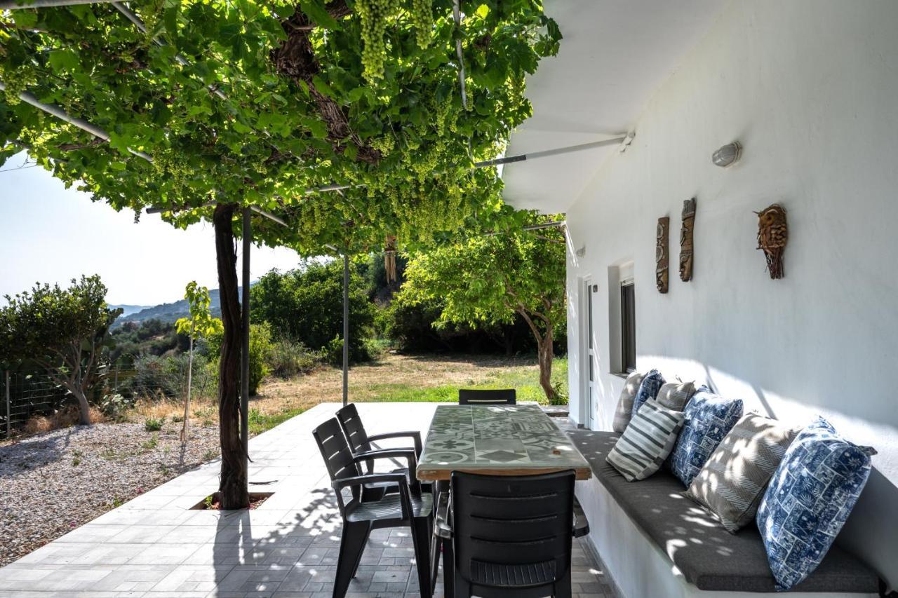 Vrisidia Cottage - Nature, Seaview & Relax Plakias Bagian luar foto